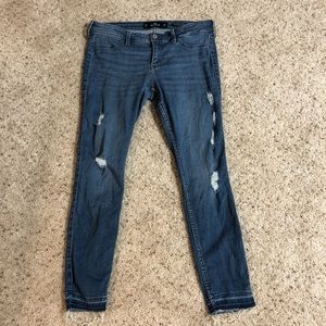 Hollister distressed jean leggings